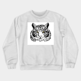 White tiger Crewneck Sweatshirt